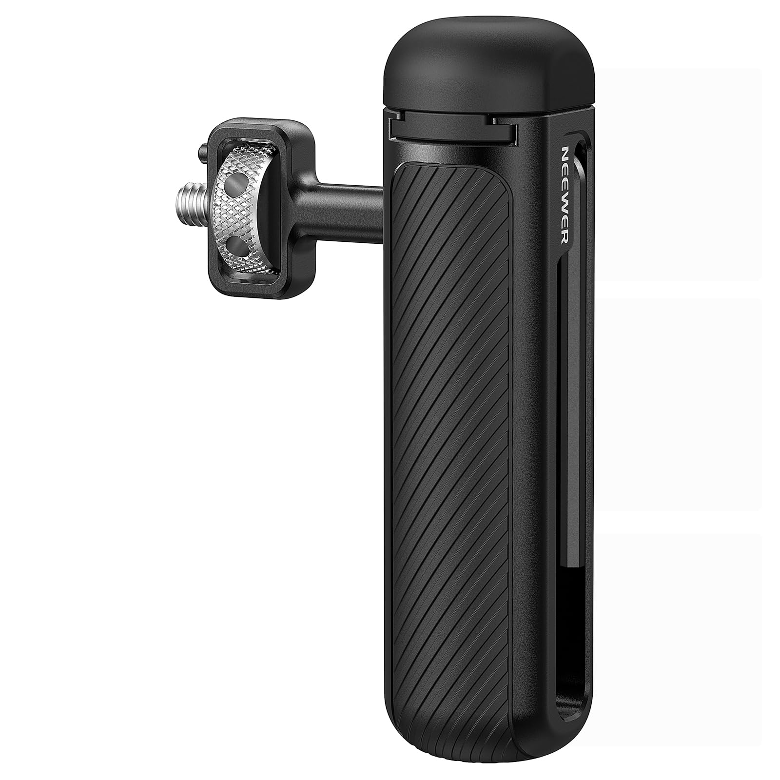 

NEEWER Smartphone Side Cold and Rubber Hand Compatible with iPhone 15 Pro Galaxy S24 and Neewer Smartphone Cage Video Rig PA046 Handle/Top Handle, чорний