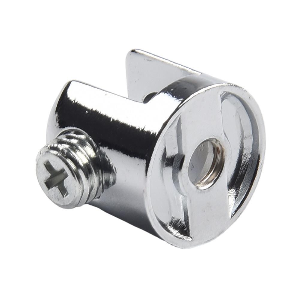 10pcs Glass Shelf Support Clamp Brackets Chrome For 6-8mm Thick Shelves Bathroom Clamp Holder Hardware