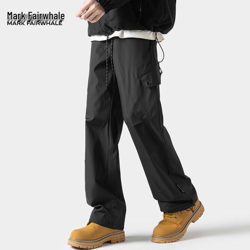 Mark Fairwhale Men's Loose Fit Straight Cargo Pants
