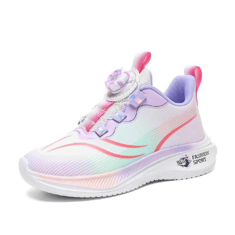 Boys and girls 2025 autumn and winter new children's basketball shoes medium and large children's mesh primary school students running non-slip sports
