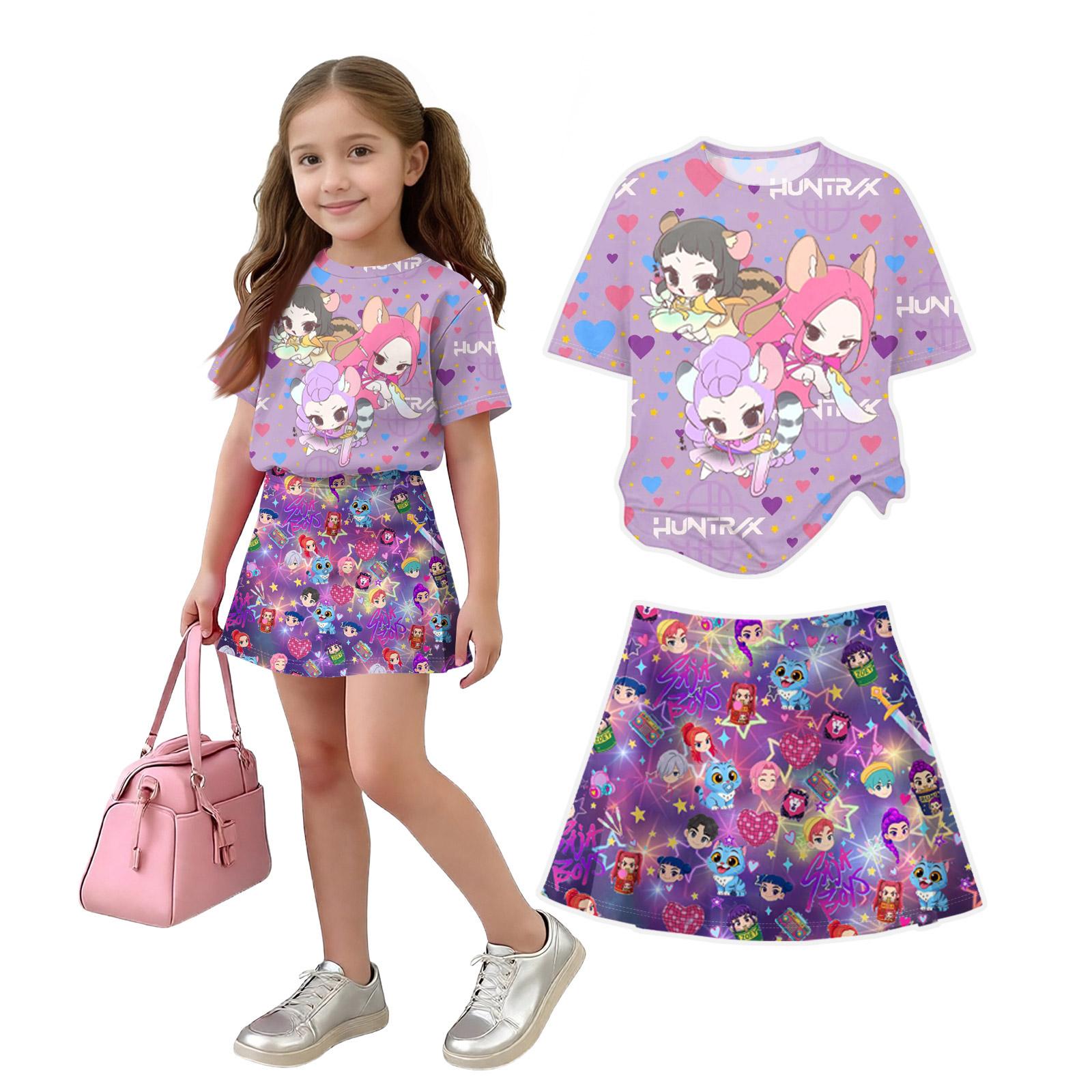 

Infant Newborn Baby Girls Boys Loose Print T-shirt+Pants Print Outfits Set 160 небо синє кольору