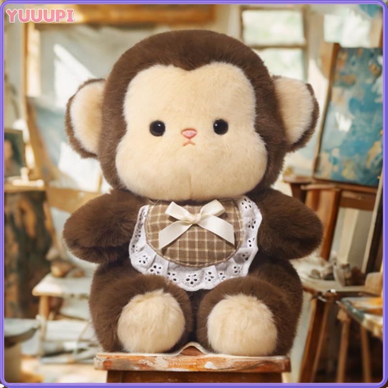 Lovely Monkey Plush Toys Cartoon Stuffed Animals Soft Dolls Baby Accompany Sleep Pillow Kids Birthday Gifts Back To School Gifts