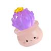 652F 5pcs Mini Luminoused Succulents Cactus Plant Decors Decorations Miniature Car