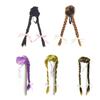 Pet Geese Wigs Accessory Braided Haired Decoration For Gatherings Shows Heat Resistant Fabric