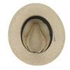 Summer Hard Hollow Black Belt Straw Hat Light Casual British Style Jazz Band Party Hat
