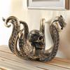 Halloween Unique Tentacles Skull Animal Sculpture Cup Holders Resins Ornament Hanging Hook for Home and Office Decors