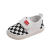 Plaid Canvas Shoes for Kids - Spring & Autumn 2026 Collection, Indoor Shoes for Boys & Girls