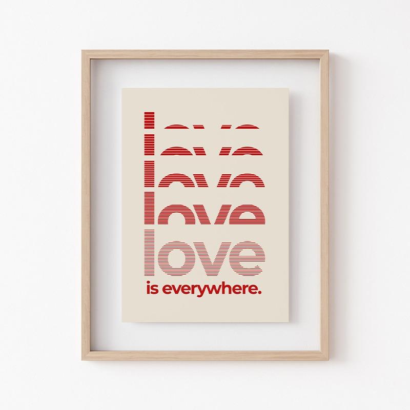 Trendy Aesthetic Valentines Day Posters and Prints Canvas Printing Modern Wall Art Picture for Living Room Home Decoration