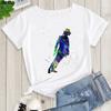 Mens and Kids Summer Shirt Pop King Michael Jackson Womens Printed Shirt Harajuku Casual White Top Womens Trendy Rock Shirt