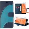Protective Case - Samsung - Galaxy A32 5G - Wave Leather Effect - Card Slots - Multi-position Stand