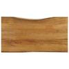 VidaXL Tabletop 100x60x2.5 Cm Live Edge Solid Mango Wood 370766