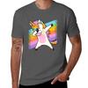 Rainbow Dabbing Unicorn Shirt Hip Hop Dab Pose Tshirt Unisex T Shirt Cotton High Quality Cotton T Shirts Unisex 100 Tshirt