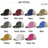2026 New Hot Sale Unisex Trucker Hat Multi Colors Plain Baseball Cap Women Men Washed Cotton Distressed Cap