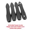Car Decoration Door Bowl IHandle Cover For Toyota Corolla - Carbon Fiber Cars Accessories Exterior Styling