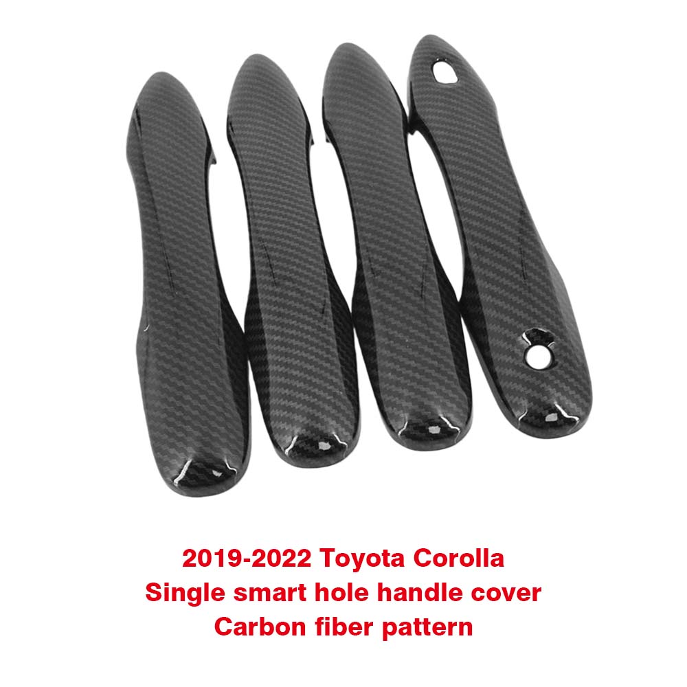 Car Decoration Door Bowl IHandle Cover For Toyota Corolla - Carbon Fiber Cars Accessories Exterior Styling