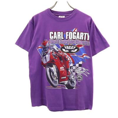 Cox Casuals 90er Old Kurzarm T-Shirt S lila Herren Gebraucht