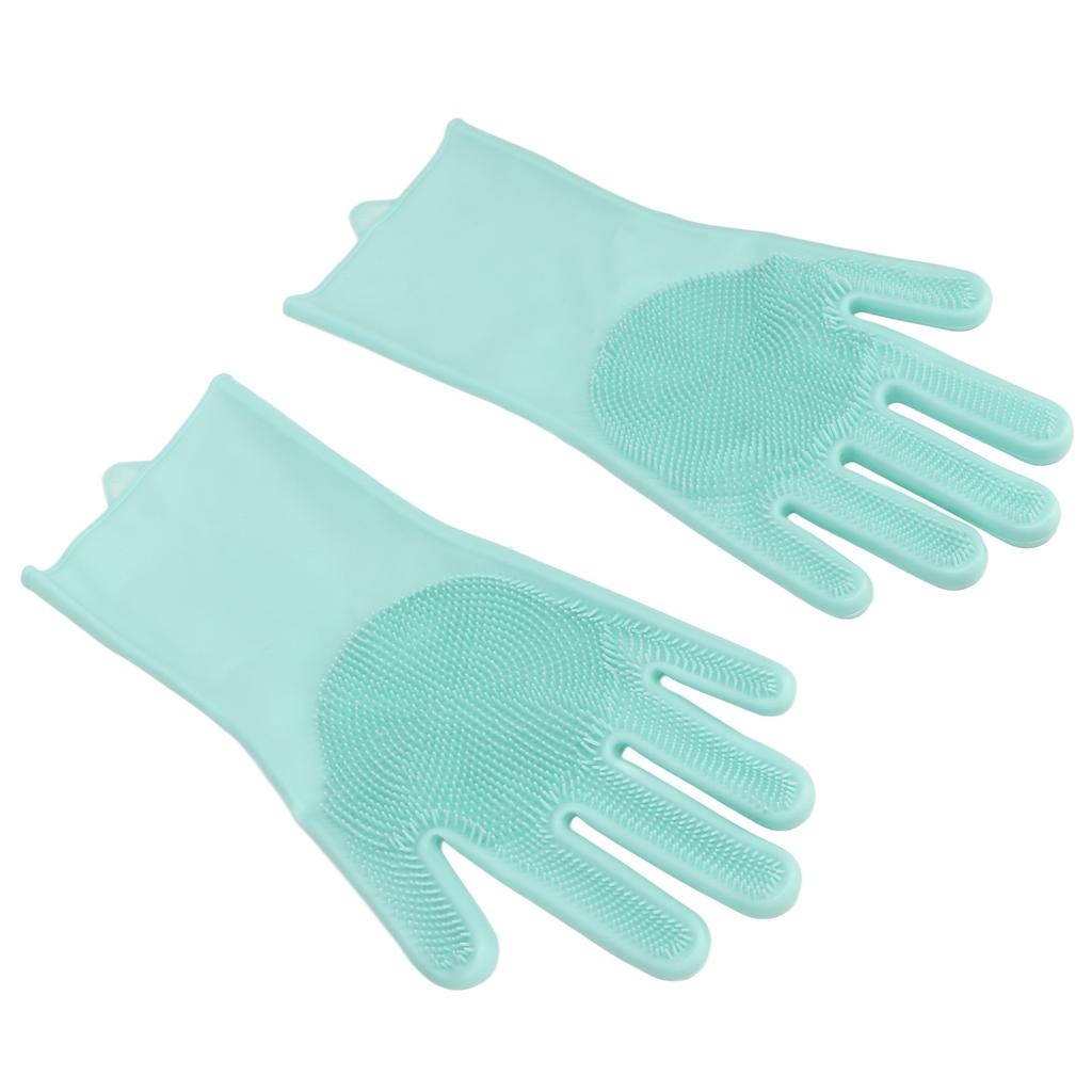 Pet Grooming Gloves Hair Removal Massage Deshedding Silicone Dog Bathing Shampoo Gloves for Dog Cat
