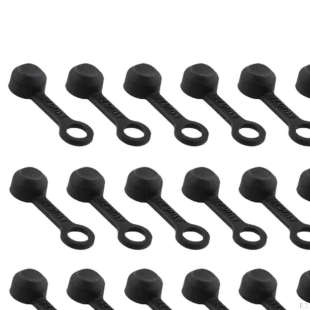 Rubber Caps for Mountain Bike Brake Bleeding, Pack of 50