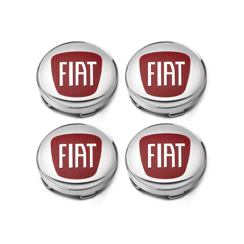 4pcs 56mm 60mm Car Wheel Center Hub Cover Cap Sticker For FIAT Abarth 500 Grande Stilo Punto Astra Freemont Bravo Accessories