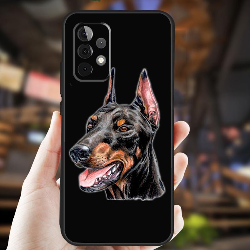 Dachshund Doberman Dog Case For Samsung Galaxy A26 A54 A14 A36 A16 A33 A56 A15 A55 A53 A35 A22 A32 A52 A34 A05 A06