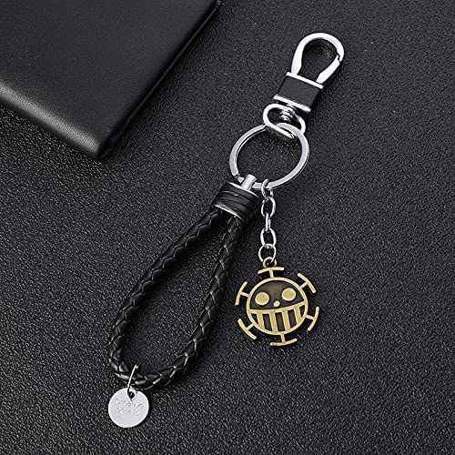 Morydovs 3D Alloy Keychain for One Piece Devil Fruit Straw Hat Skull Bag Charm, Character Metal Alloy, Popular Anime Merchandise, Decoration, Gift, Co