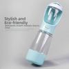 with Poop Bag Container Pet Water Bottle 3 in 1 Pet Food Dispenser New Dog Food Bottle  Travel Use