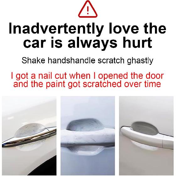 Mandark 8PCS Bling Car Door Handle Protector, Crystal Rhinestone Vehicle Door Bowl Protective Sticker, Glitter Anti-Scratch Auto Decor Decals