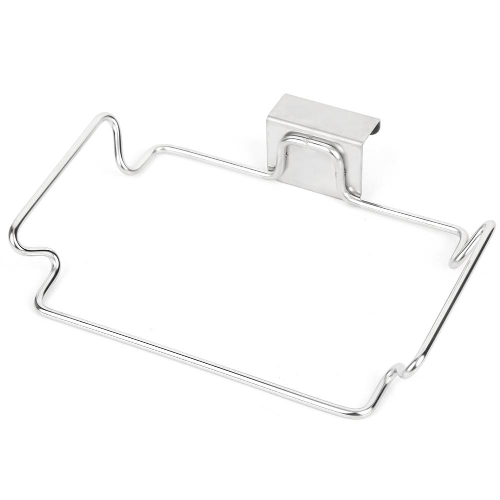 Unique Door Back Garbage Bag Rack Home Cabinet Rag Hanging Rack Household Kitchen Tool