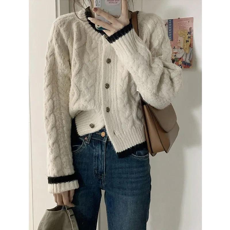 

Женский осенний дизайн Утолщенный трикотажный свитер в корейском стиле Женский мягкий жилет без рукавов Верхняя одежда XXS абрикосовый