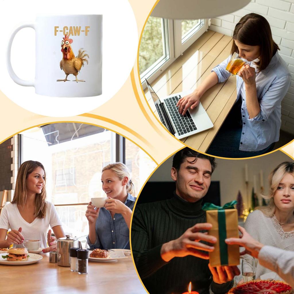 Cute Cartoon Animal Mug Novelty Ceramic Coffee Mugs with Chicken  Design Funny Creative Chicks Milk Cup for Easter Gift