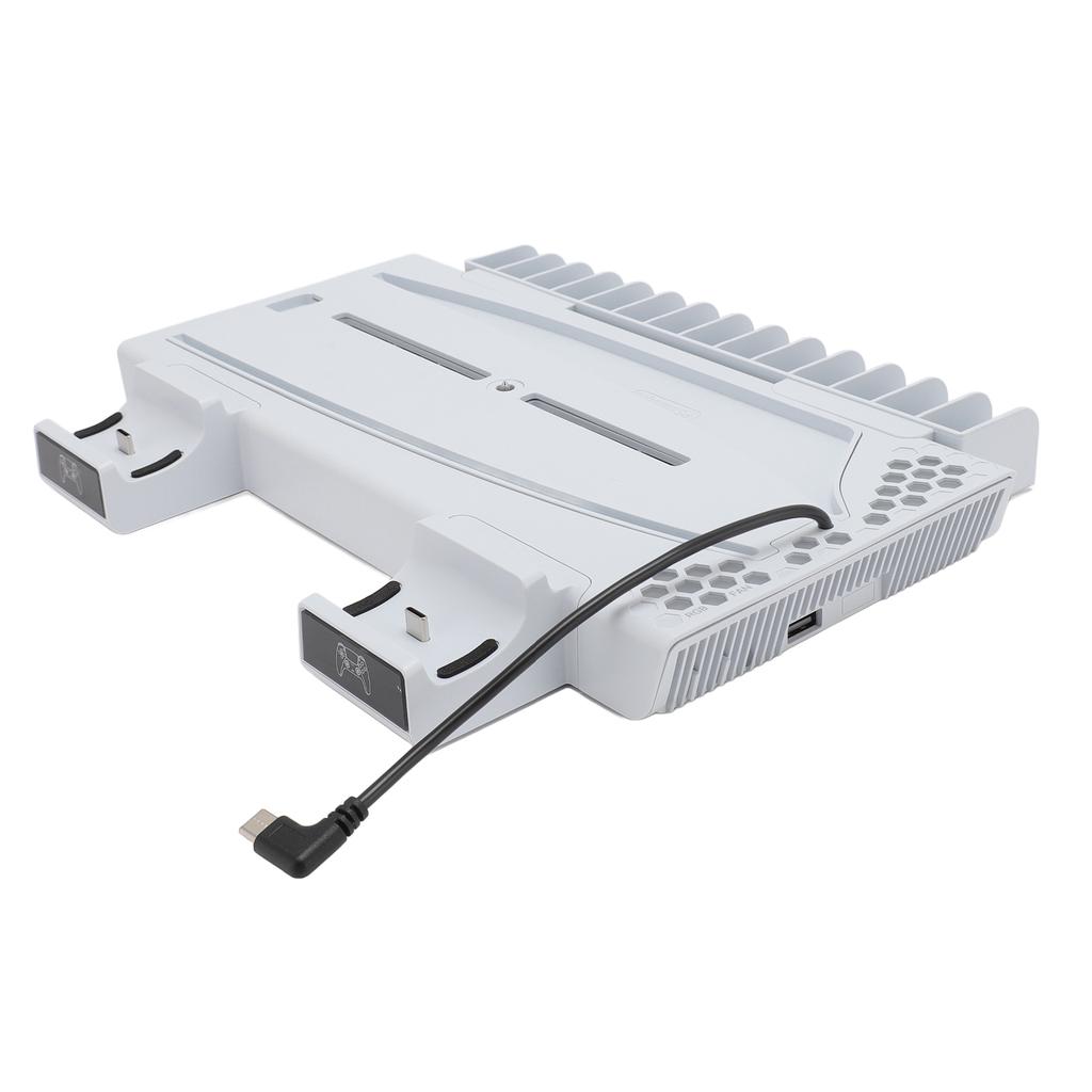 Game Controller RGB Cooling Base Multifunctional Efficient Dual Charging Station for Game Console