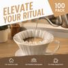 9.65 x 4.33 Inch Basket Coffee Filters Replacement Coffee Filter Paper  Home Brewing