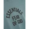 Fear of God Essentials Campus 90s Long-Sleeve Tee Faded Coastal Unisex Tops Blue 125SP262013F