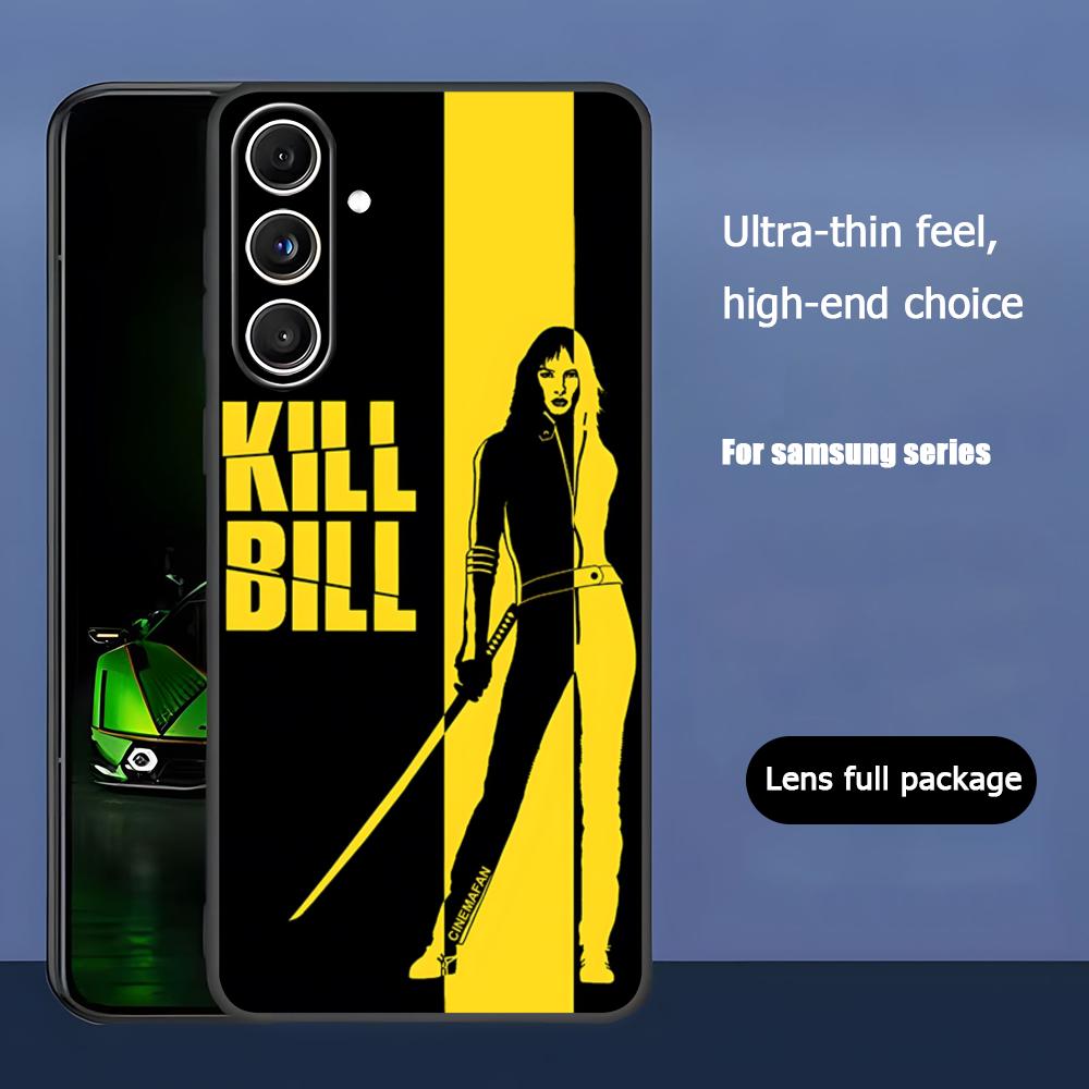 

Popular K-Kill B-Bill Movie Phone Case For Samsung Galaxy S26 S25 S24 S23 S22 S21 Plus Ultra Note20 Soft Black Galaxy S25+