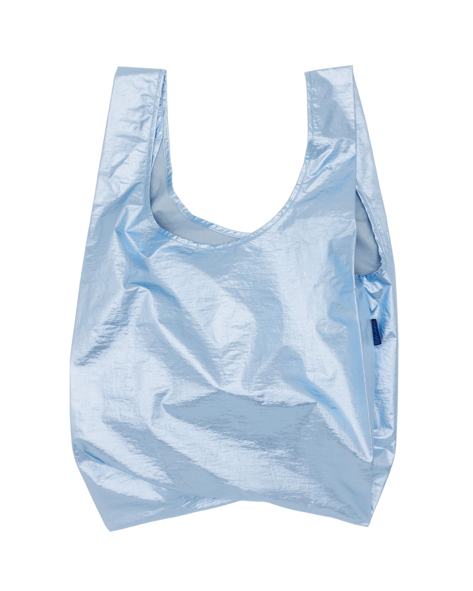 Sac écologique motif STANDARD métallisé recyclé métallisé bleu clair [Bagu] 100 %