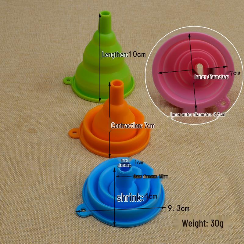 Katlanabilir Silikon Huni: Taşınabilir, Yüksek Sıcaklığa Dayanıklı Mutfak Aleti