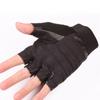 Men's Outdoor Driving Motorcycle Cycling Half Finger Gloves Half Finger Gloves Made of Genuine Leather