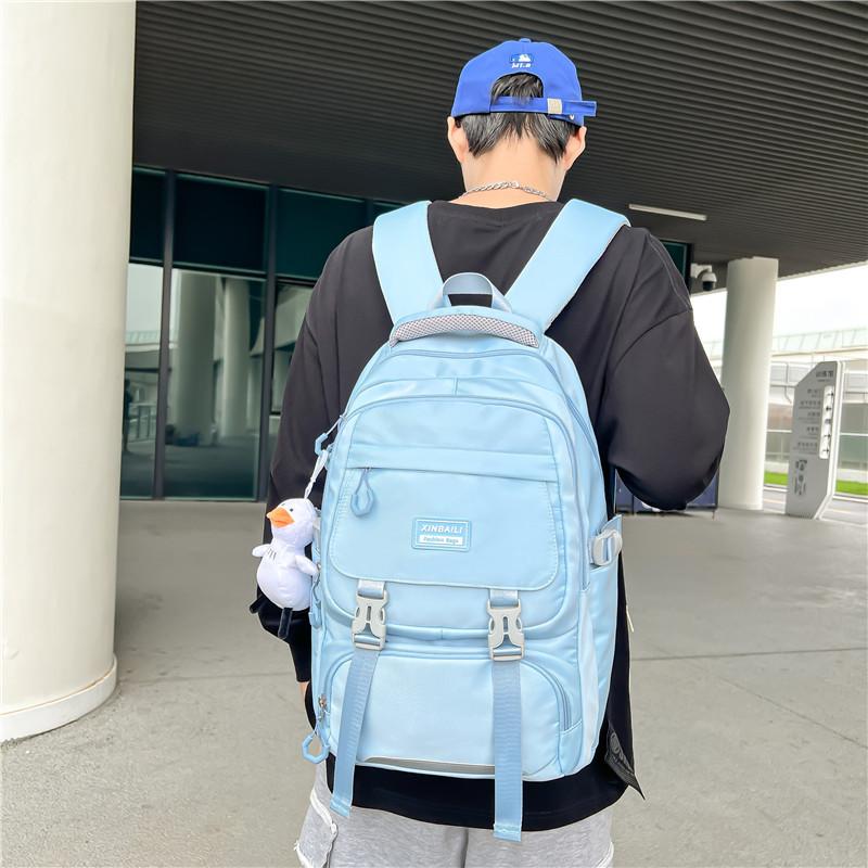New backpack student large capacity fashion simple college style school bag female college student outdoor travel backpack female