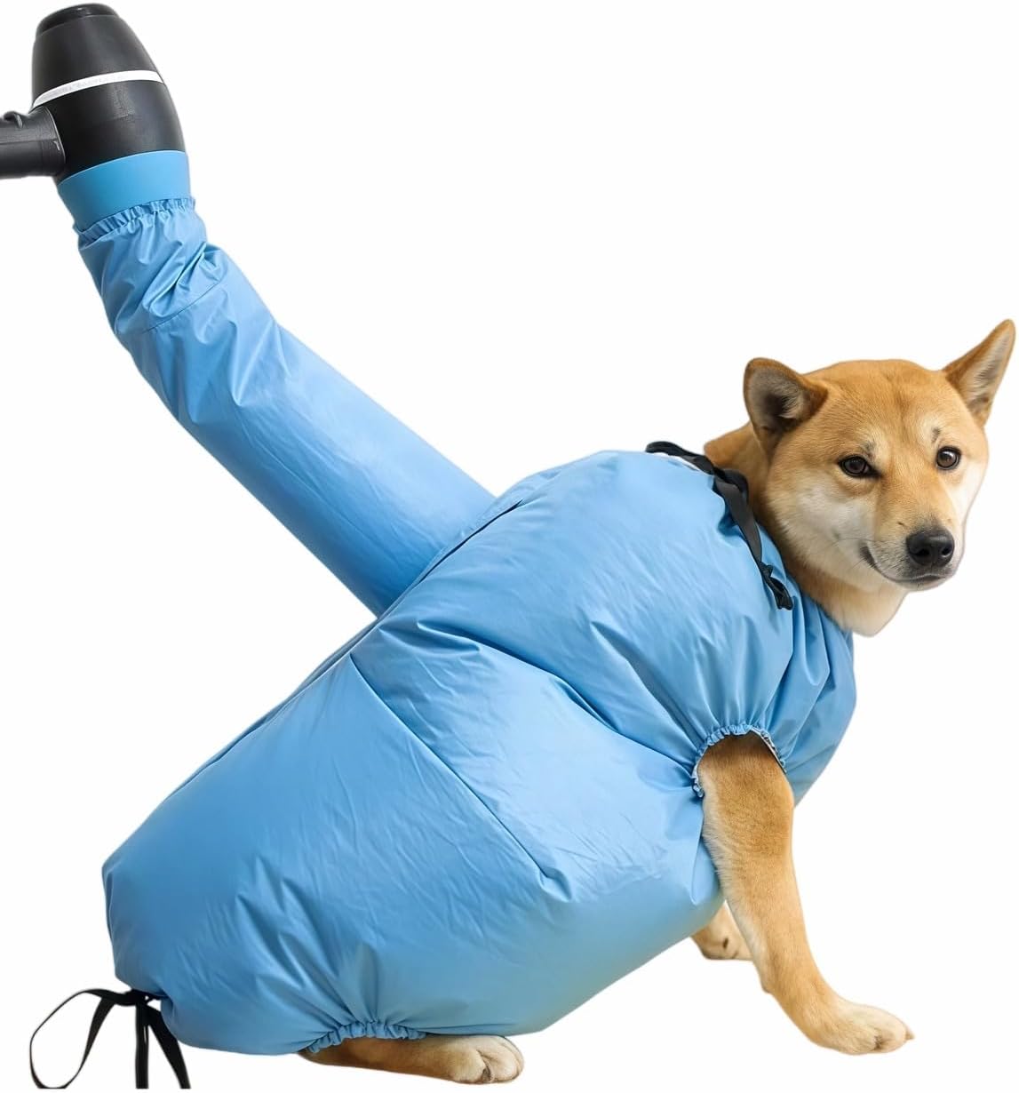 Schnelles Haustier-Haartrockner-Set 360° Luftzirkulation, Freihändiger Föhn Kompatibel mit Haartrockner/Gebläse, für Kleine Mittlere Große Hunde Katzen XL(40-60KG)