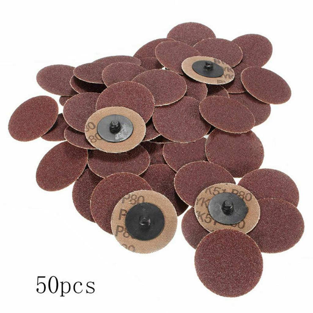 50Pcs 2 inch 120 Grit Roloc Sanding Discs Roll Lock R Type Pad For Drill 25 50Pcs 2 inch 120 Grit Roloc Sanding Discs Roll Lock R Type Pad For Drill 25