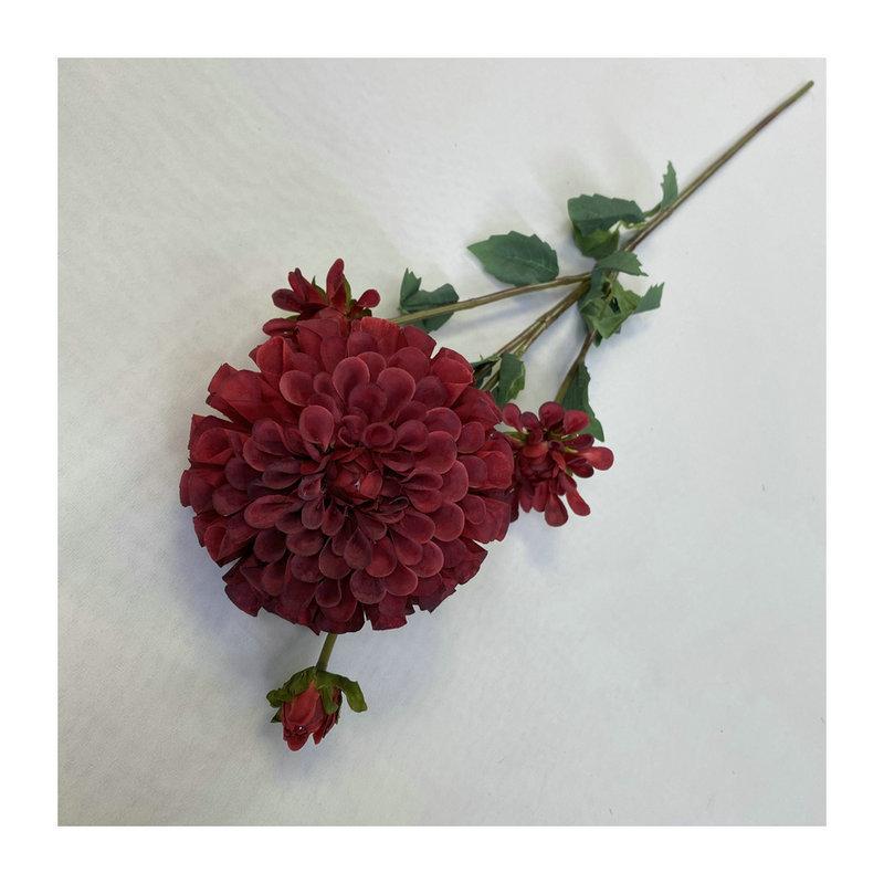 Fushou Dahlia Artificial Flower For Home Decor And Photography Props