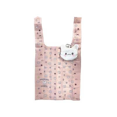 Sunstar Stationery Hanamaru Obake Sanrio Characters Eco Large S2337207 Bag, Capacity, Tetemo, Pink,