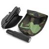Portable Foldable Shovel With Compass Multi Purpose For Camping Hiking Backpacking Gardening Hiking Accessories Outdoor Tools