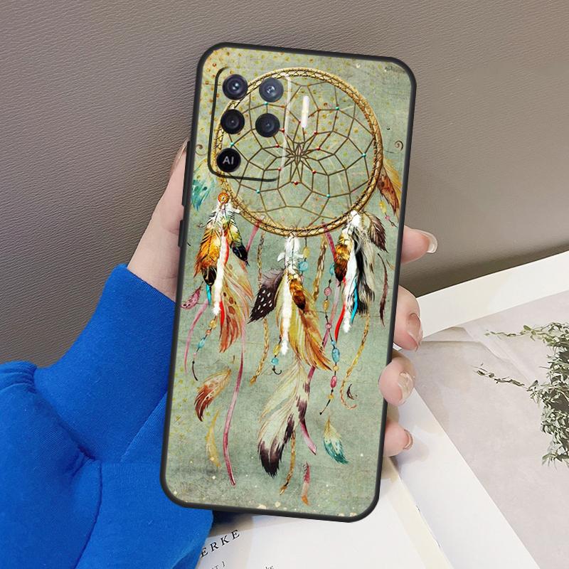 

Dream Catcher Feather Wolf Case For Oppo A76 A16 A96 A17 A18 A60 A80 A40 A38 A58 A78 A98 A94 A74 A54 A15 A57 A77 A5 Pro OPPO A74 4G