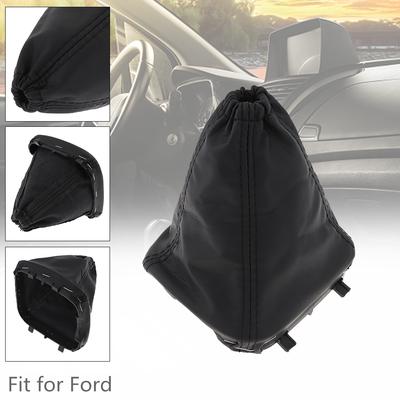 Copri Pomello Cambio Auto in Pelle Antipolvere Cover Gaiter Boot Replacement per TRANSIT MK7
