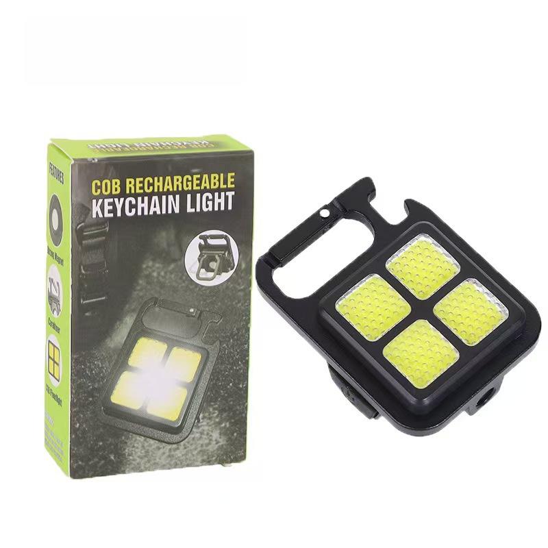 1Pcs Outdoor Portable Work Light High Brightness Cob Led Flashlight Camping Lamp With 500Mah Usb Charging Waterproof