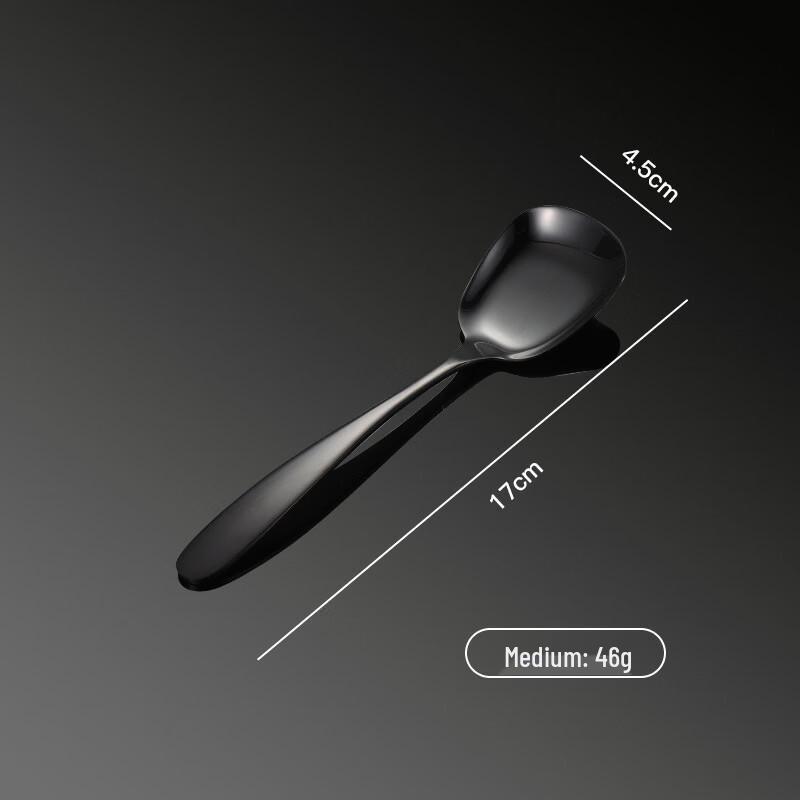 Qianxing 304 Stainless Steel Korean Flat-Head Spoon Set