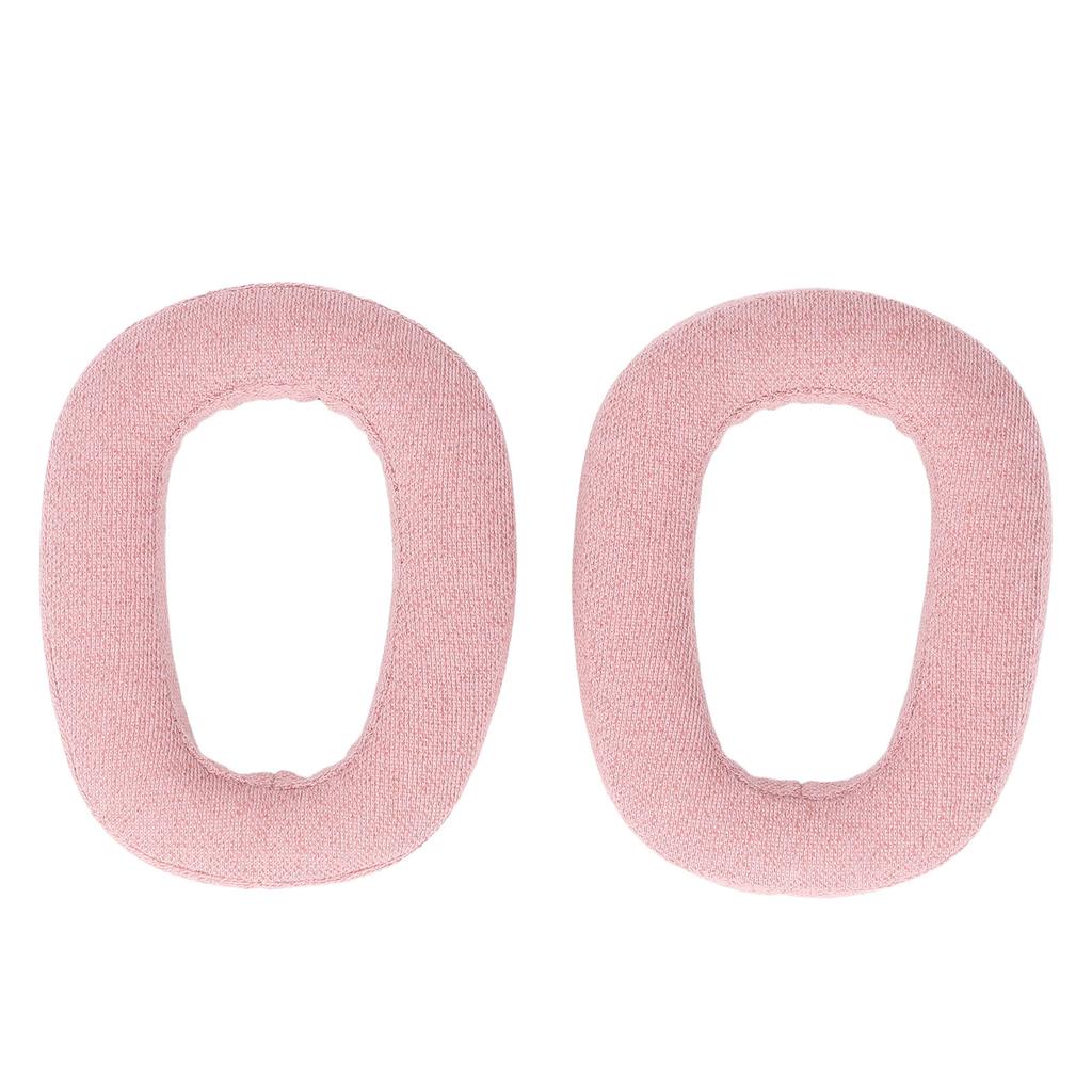 2pcs Replacement Ear Pads Professional Noise Insulation Breathable Cotton Linen Fabric Memory Foam S