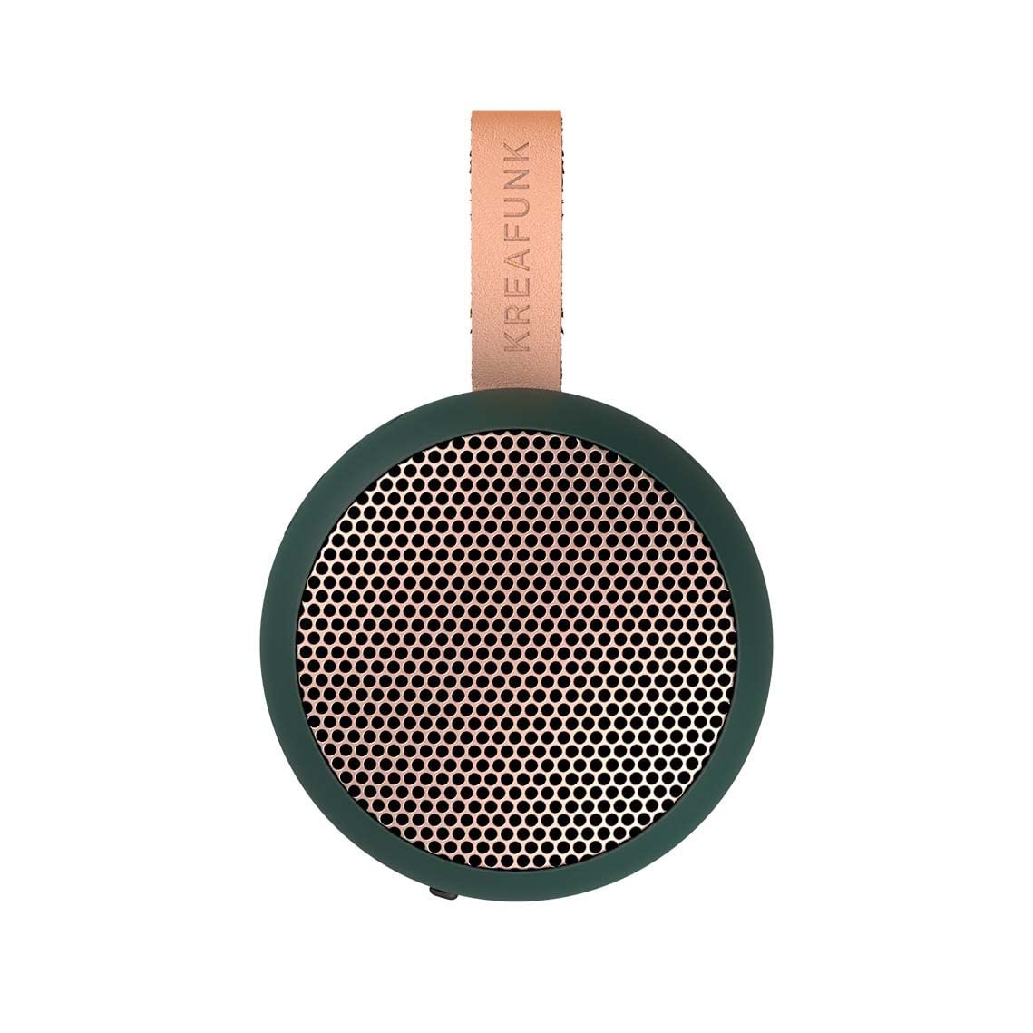 

aGO II Shady Green Wireless Portable Speaker Charging IPX5 Level Waterproof Design Scandinavian Design from Denmark SDGs Sustainable Gift []KREAFUNK