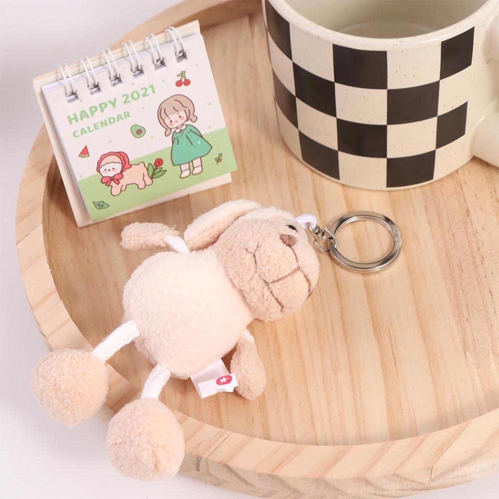 Cartoon Pendant Soft Stuffed Pendant Plush Alpaca Keyring Alpaca Plush Keychain Sheep Key Ring